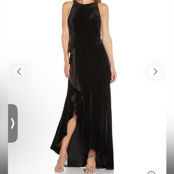 DRESS IS NAVY. LAST 2 PICTURES ARE FOR REFERENCE (same dress different color) - Picture 4 of 5